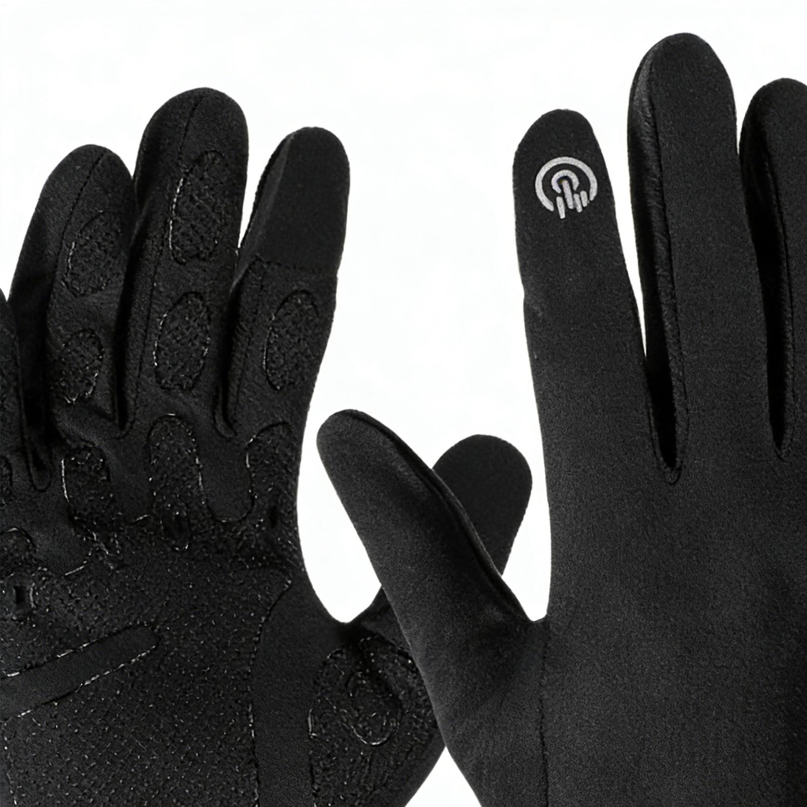 Running Gear For Cold Weather - Warm Cycling Gloves Full Finger Cold