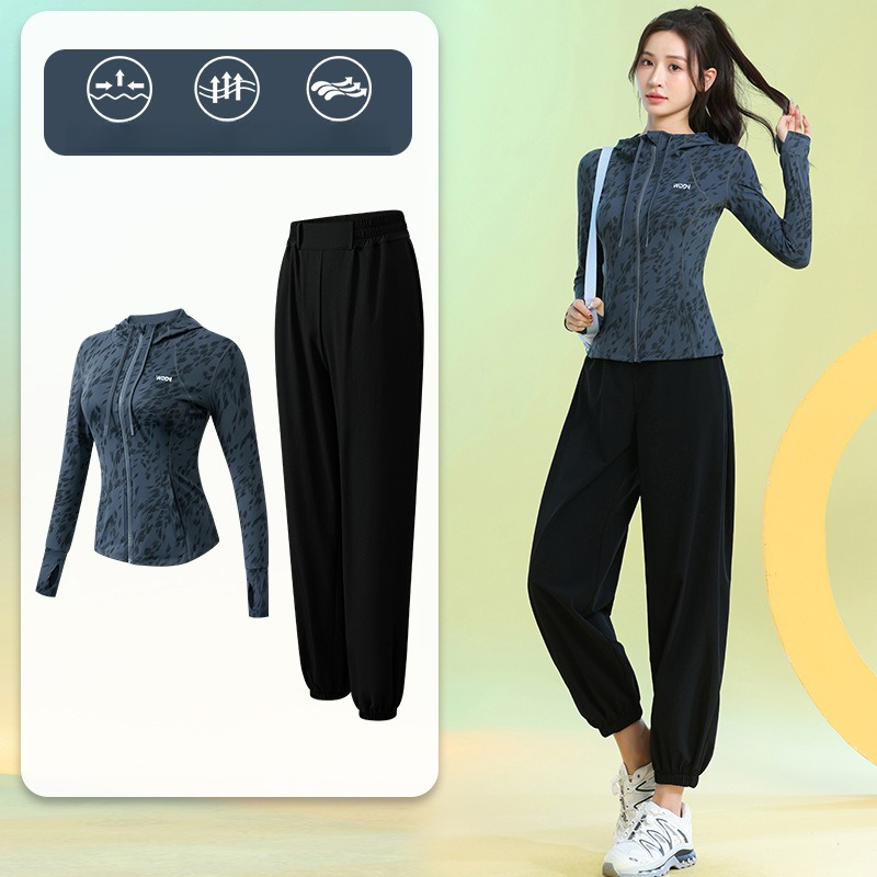 Running Gears - Women's Running Suits Long Sleeve Floral