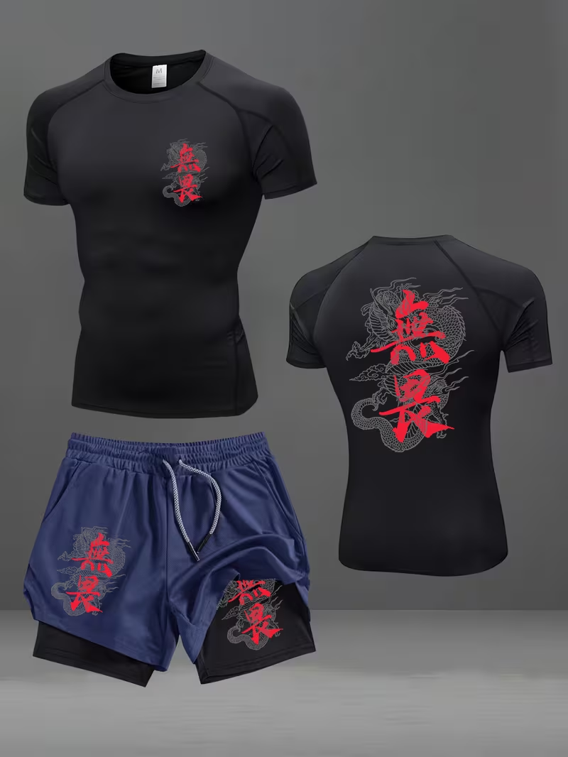 New men's slim fit suit quick  - Running Gears 评论和价格