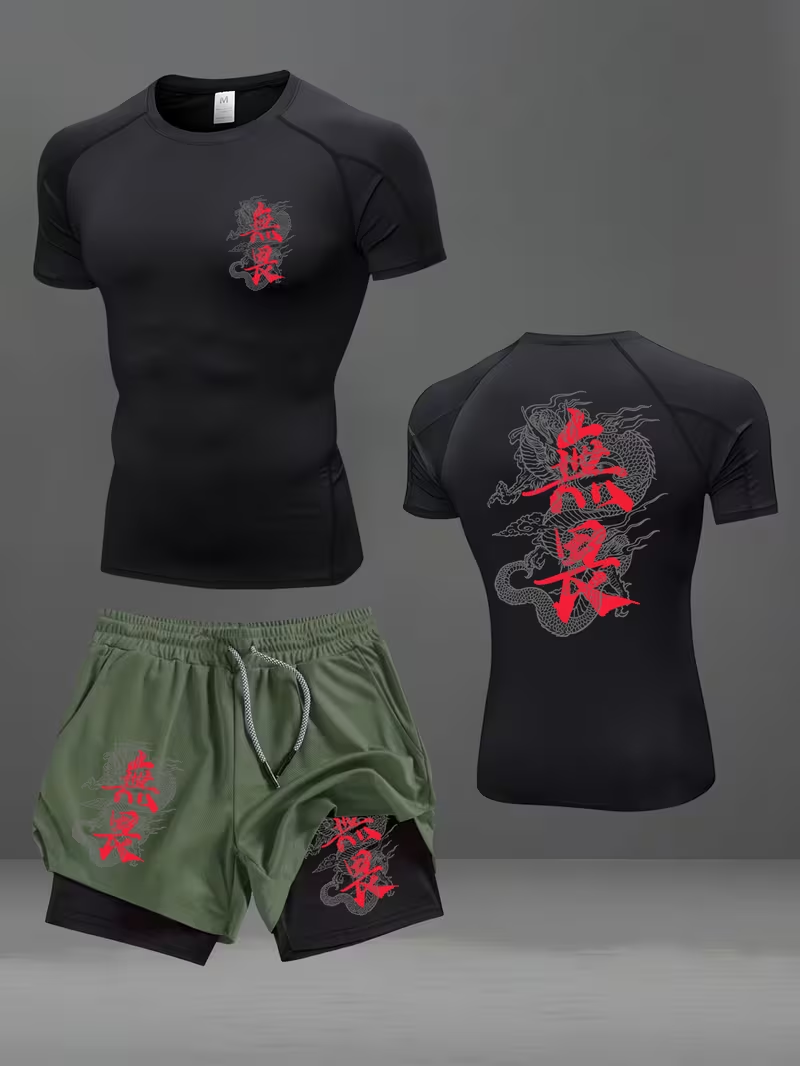 New men's slim fit suit quick  - Running Gears 评论和价格