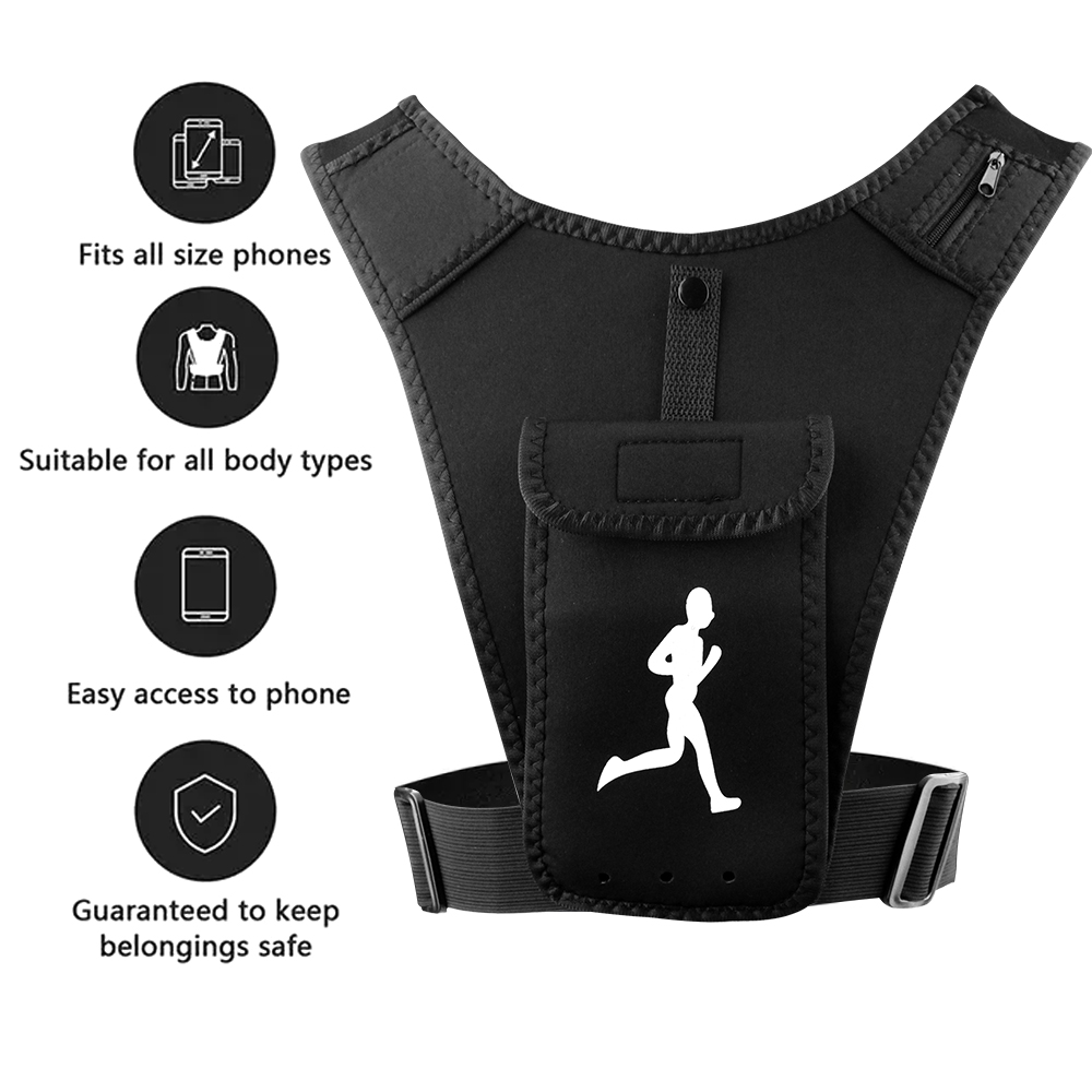Adjustable Running Vest Phone  - Running Gear Marathon 评论和价格