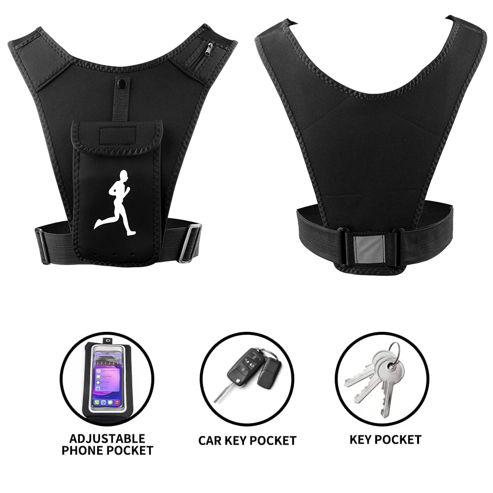 Adjustable Running Vest Phone  - Running Gear Marathon 评论和价格