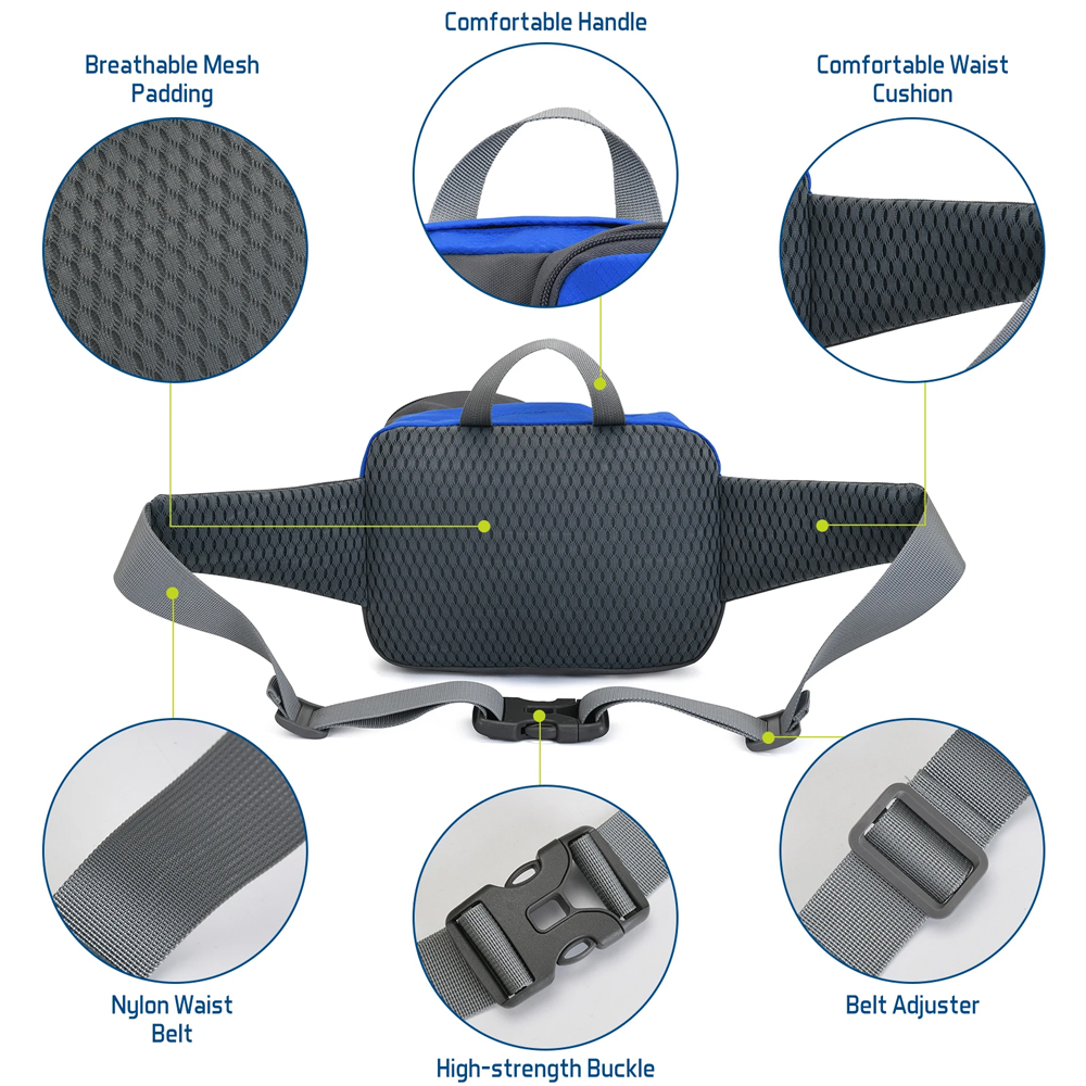 1PCSFanny Pack Waist Bag - Uni - Running Gear Marathon 评论和价格