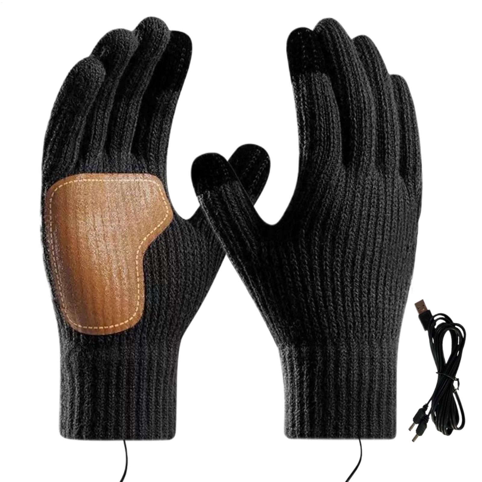 USB Heated Gloves with Touchsc - Running Gear For Cold Weather 评论和价格
