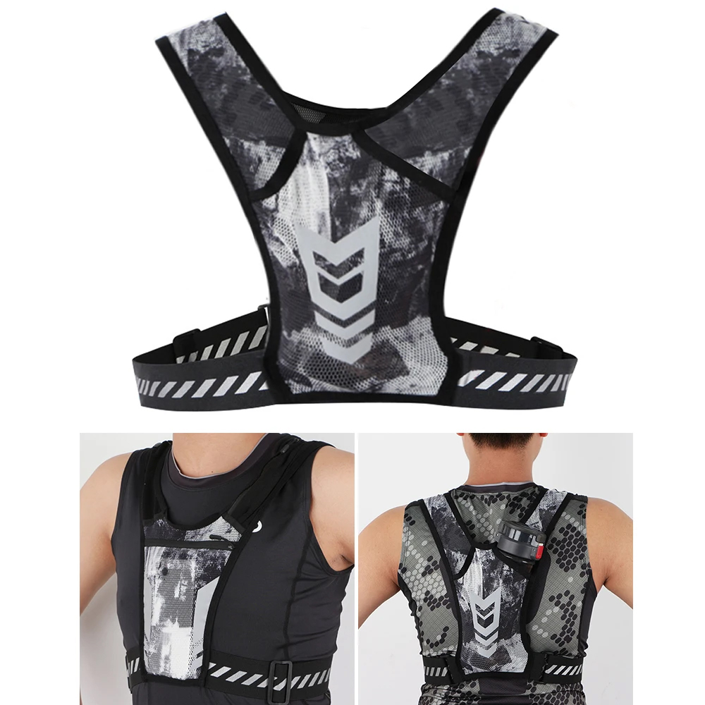 Reflective Running Vest with P - Running Gear Marathon 评论和价格