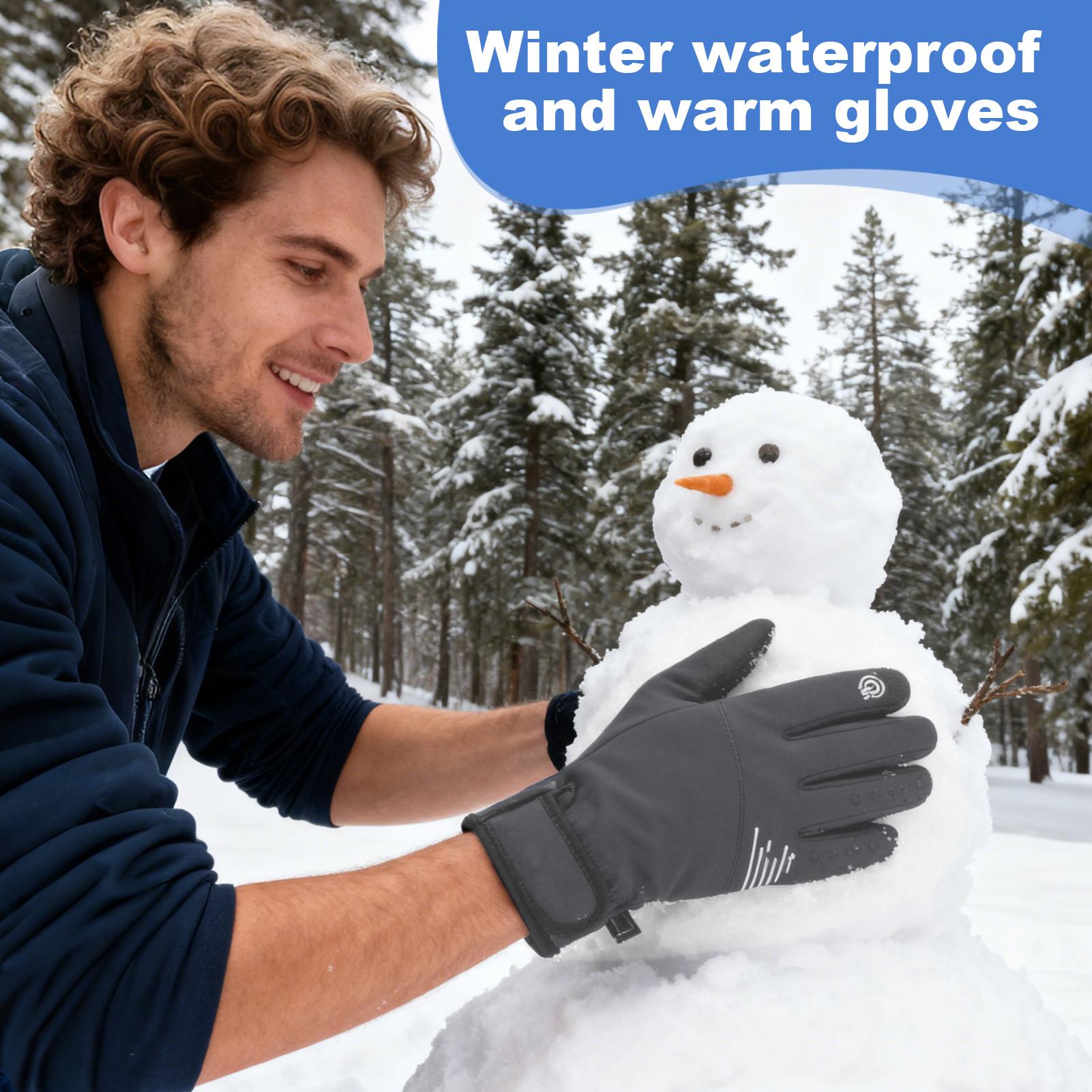 Winter warm Gloves Windproof T - Running Gear For Cold Weather 评论和价格