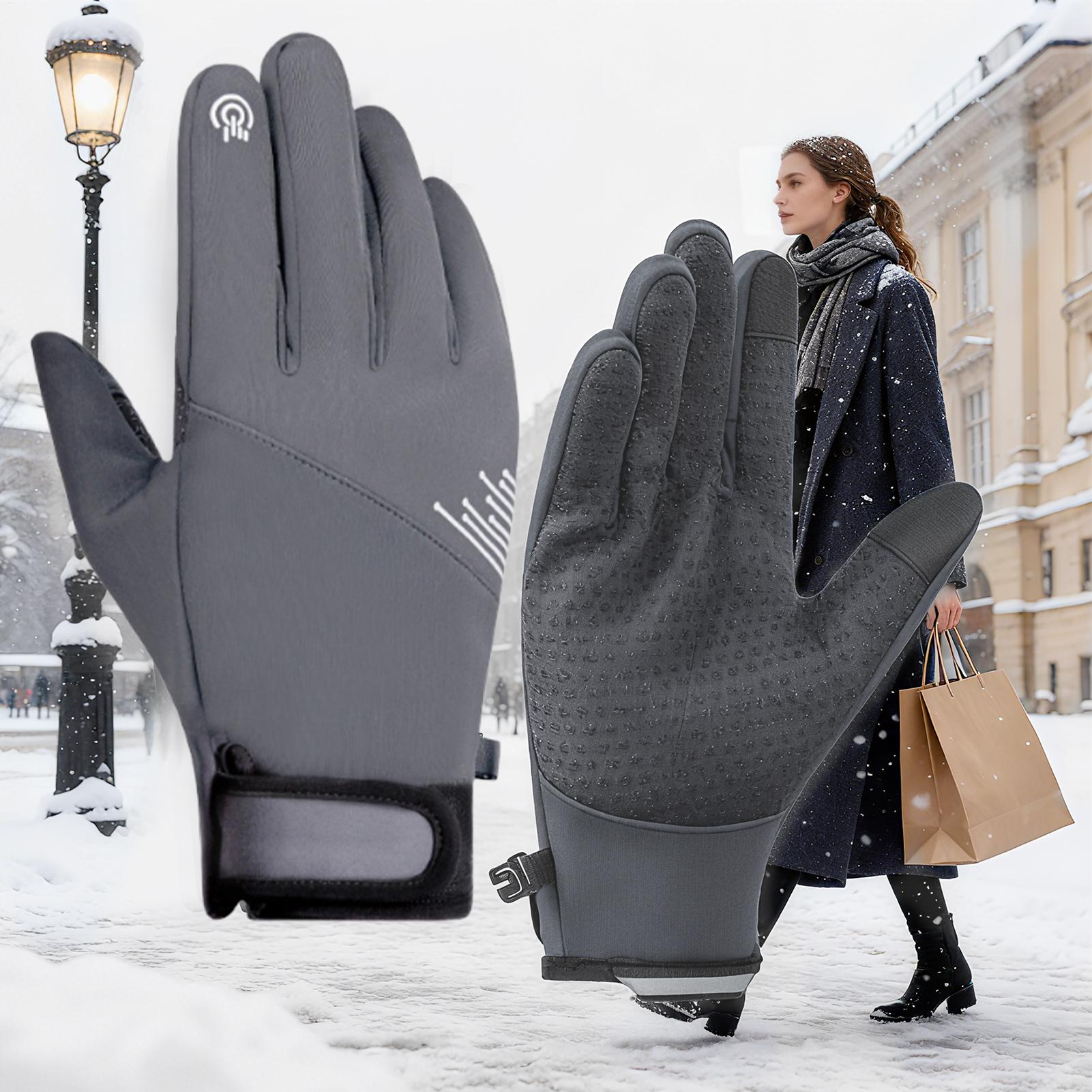 Winter warm Gloves Windproof T - Running Gear For Cold Weather 评论和价格