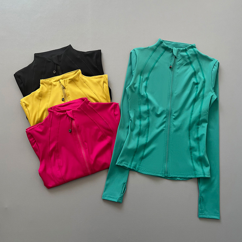 Women Full Zip Long Sleeve Ath - Running Gears 评论和价格