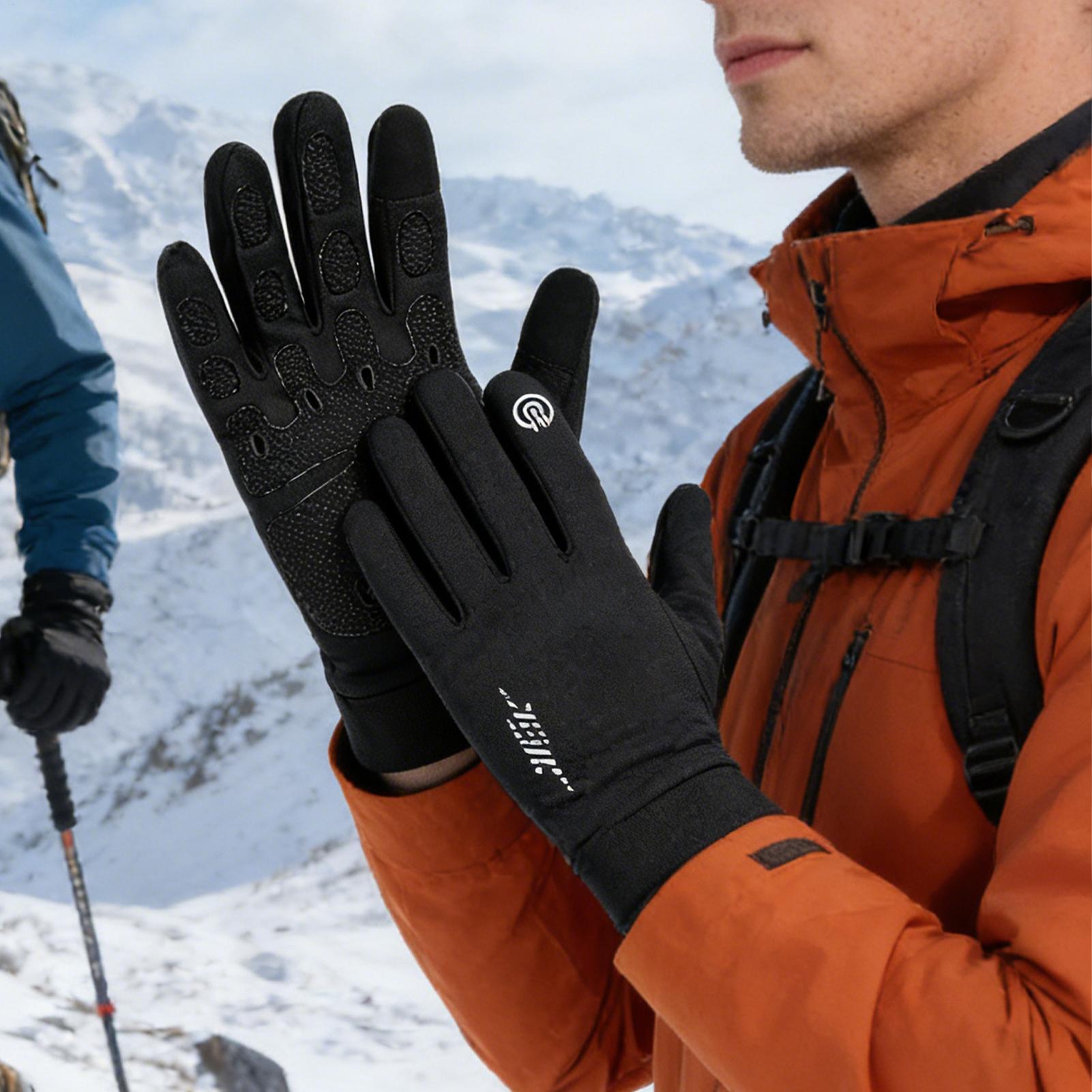 Warm Cycling Gloves Full Finge - Running Gear For Cold Weather 评论和价格
