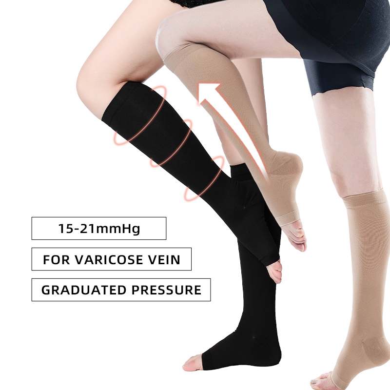 S-5XL 2pcs/Pair Medical Compre - Compression Calf Sleeve 评论和价格