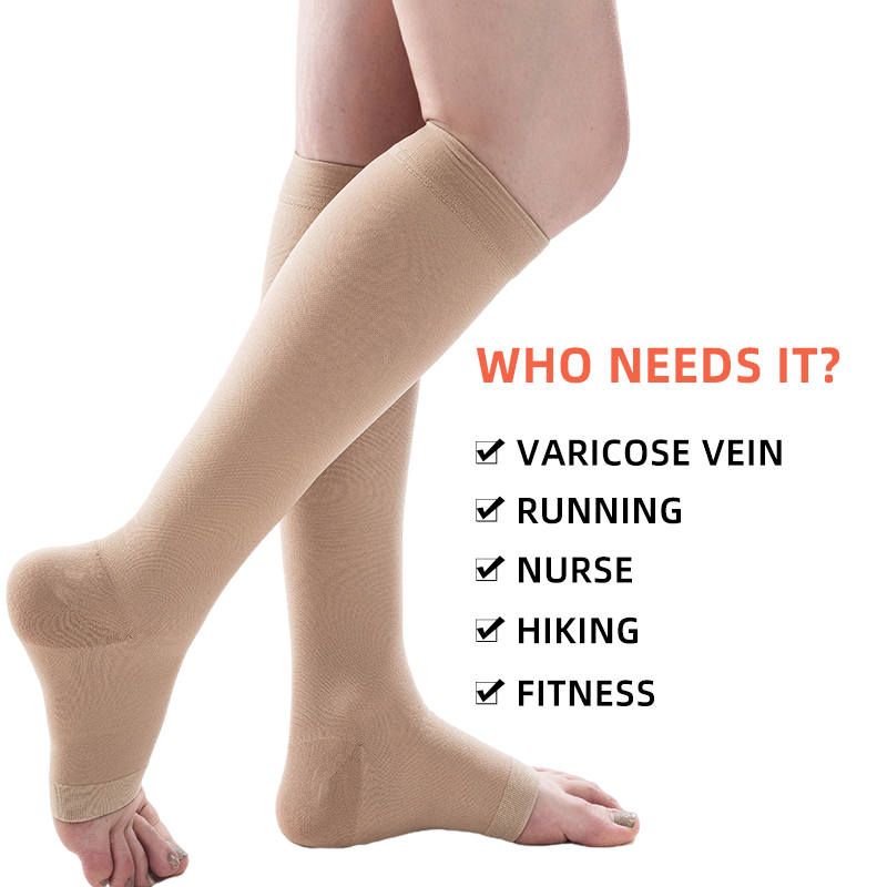 S-5XL 2pcs/Pair Medical Compre - Compression Calf Sleeve 评论和价格