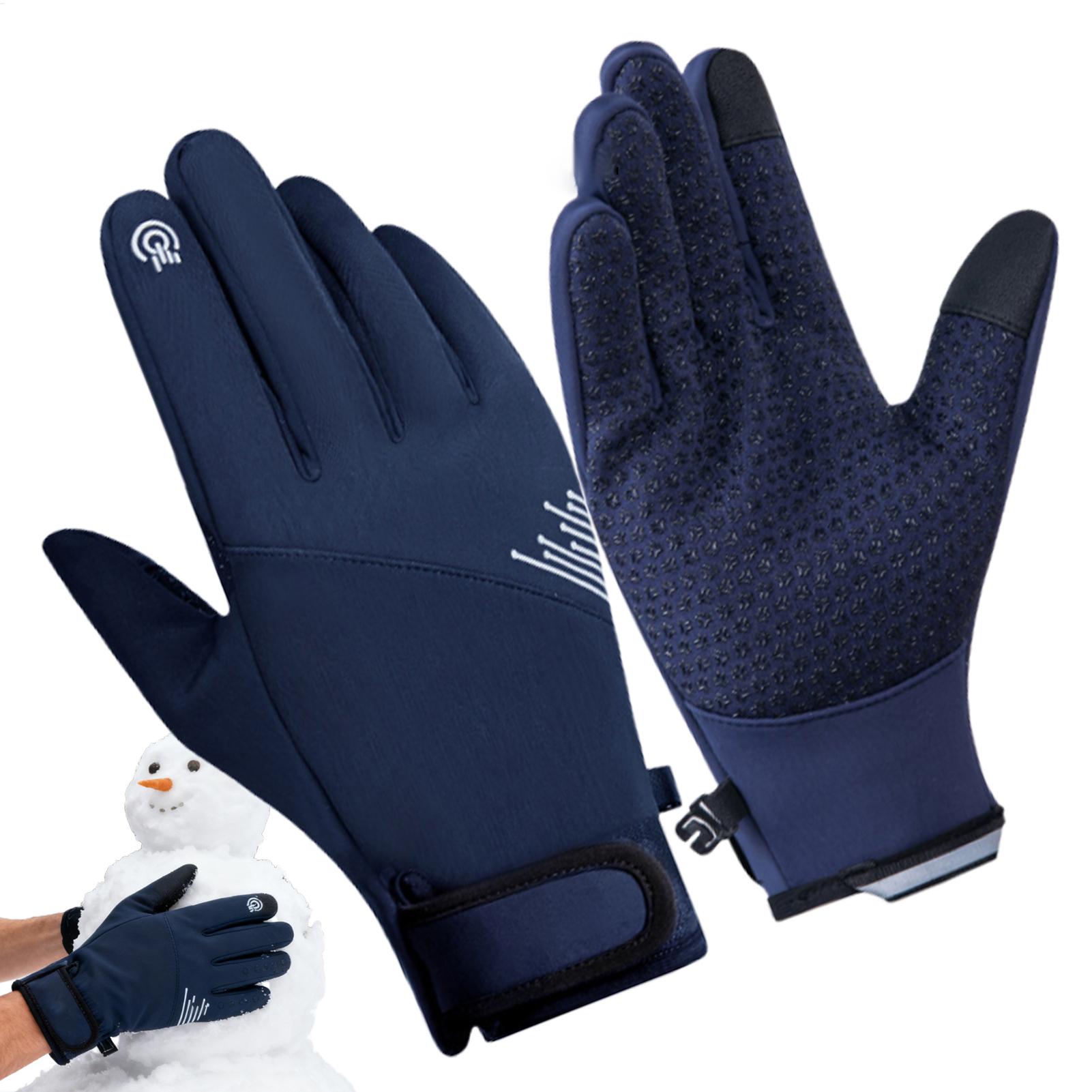1 pair Winter Gloves Windproof - Running Gear For Cold Weather 评论和价格